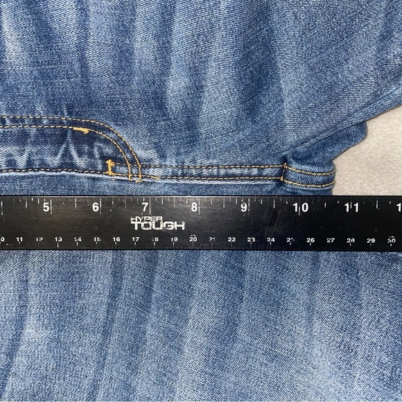 KanCan Ankle Cropped Distressed Hem Jeans Size 13/30 - Picture 10 of 11